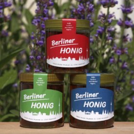 Honigetikett "Skyline" SCHWARMGOLD