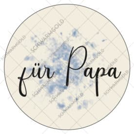 Sticker für Papa SCHWARMGOLD