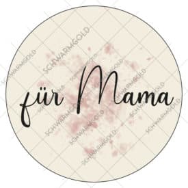 Sticker für Mama SCHWARMGOLD