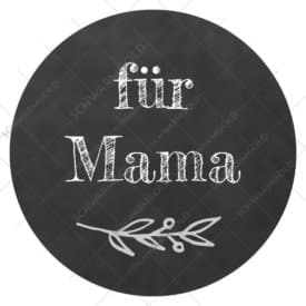 Sticker Für Mama Kreidetafel SCHWARMGOLD