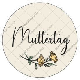 Sticker Muttertag Flower