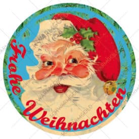 Sticker - Vintage Santa