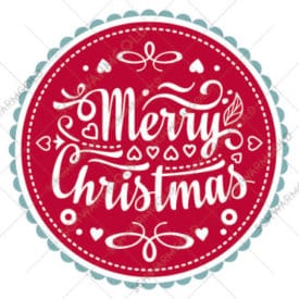 Sticker "Christmas Emblem"