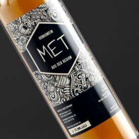 Motiv Honey Doodles Flaschenetikett