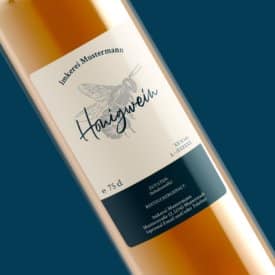 "Poetry" Flaschenetikett