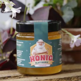 Mr. Beardy Honigetikett dunkelgrün