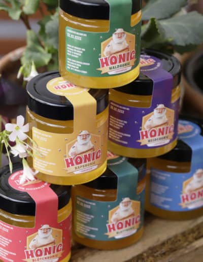 "Mr. Beardy" Serie - Honigetikett