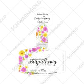 Blumenranke Gelblila