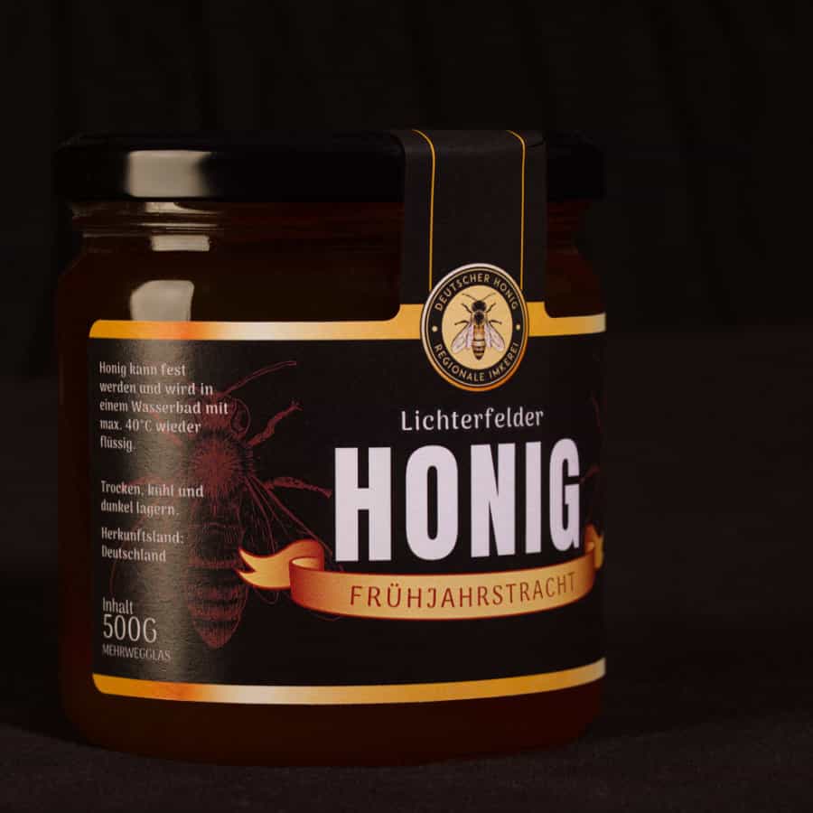 BeeVelvet - Premium Honigetikett 2021 Schwarmgold