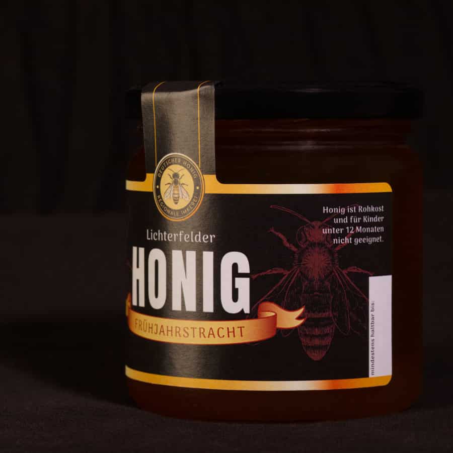 BeeVelvet - Premium Honigetikett 2021 Schwarmgold