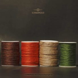 kordeln jute schwarmgold quadr