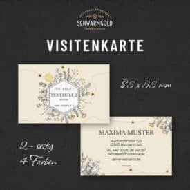 BeeStipy Visitenkarte Überblick - Schwarmgold