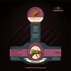 Honigetikett "Golden Queen" bestellen - verschiedene Sortenfarben