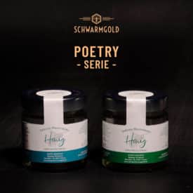 Honigetikett Schwarmgold Poetry