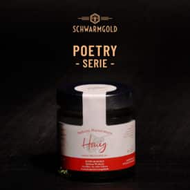 Honigetikett Schwarmgold Poetry